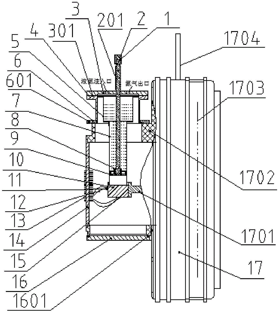 A temperature control method of refrigeration structure based on integrated dewar assembly variable temperature test