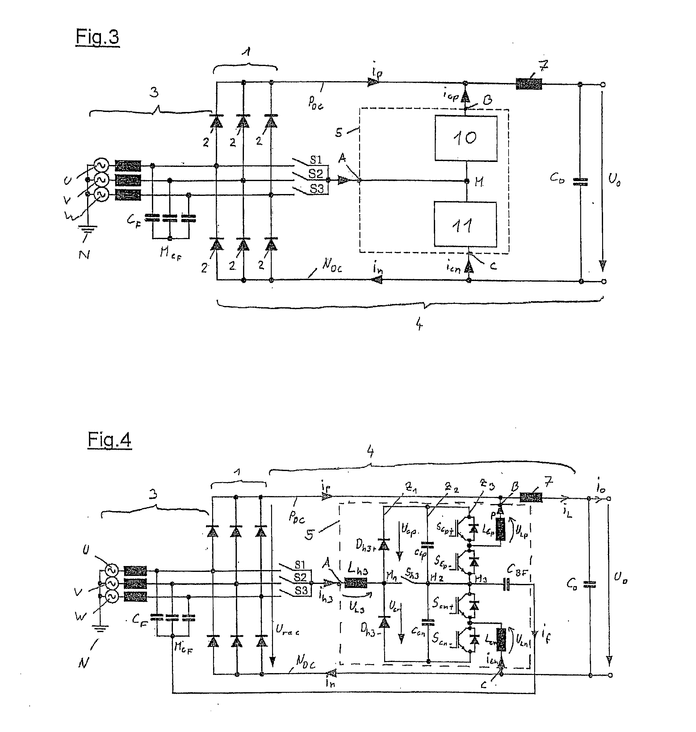 Rectifier circuit with current injection