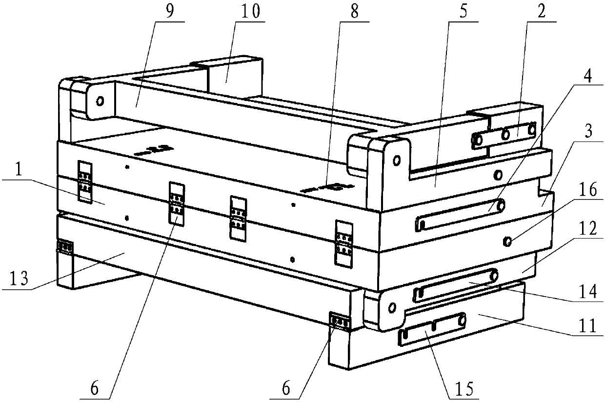 Space shelf capable of being folded and unfolded