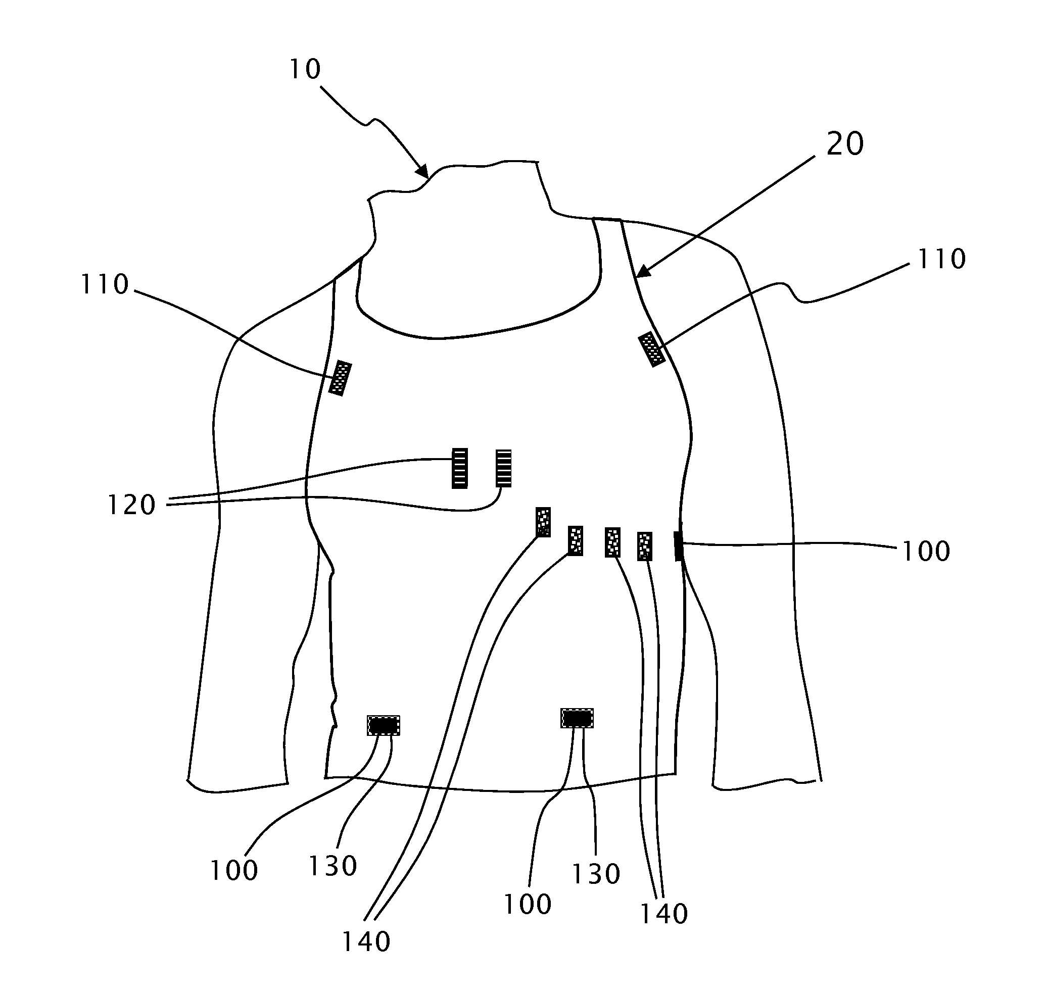 Method for limiting elasticity of selected regions in knitted fabrics