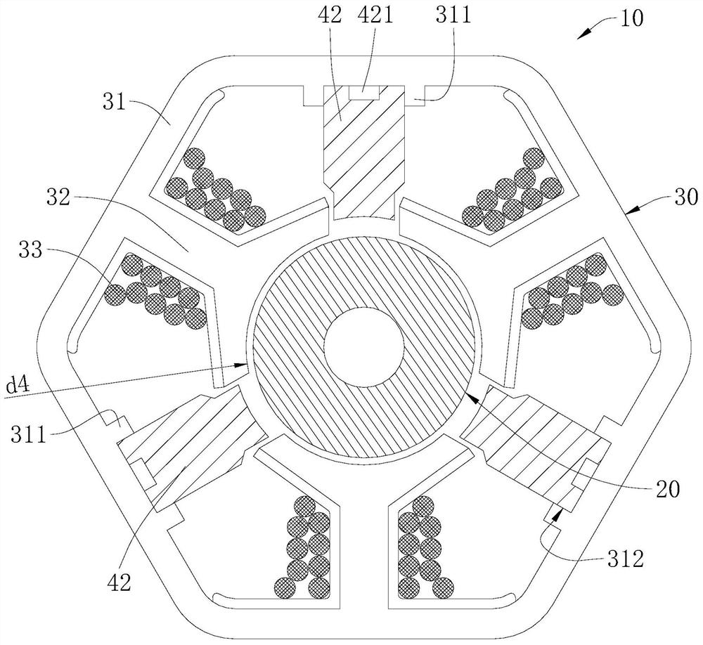 Rotating motor and fan