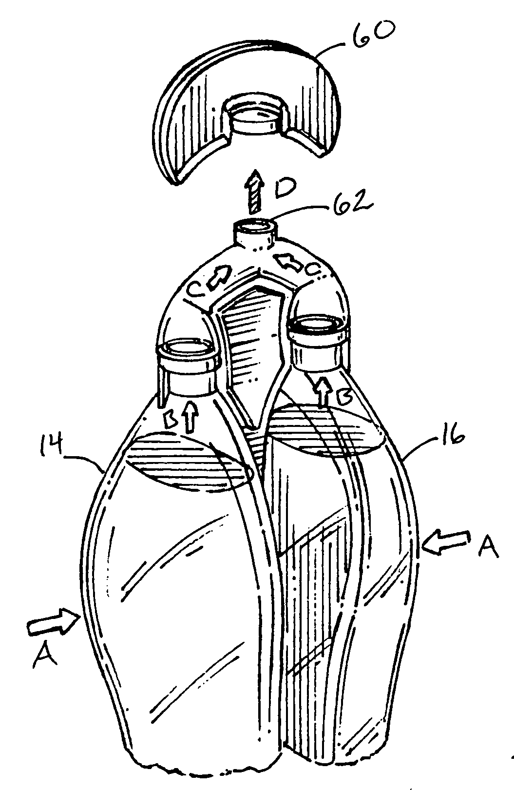 Multi-chambered drink bottle
