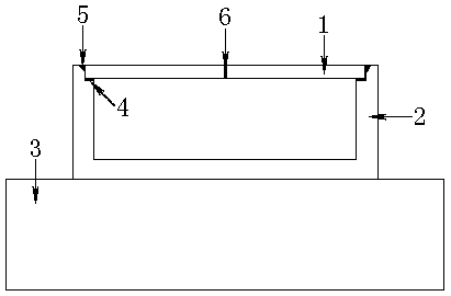 Method and structure of brazing sealing and sealing of microcircuit module housing and cover plate