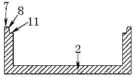 Method and structure of brazing sealing and sealing of microcircuit module housing and cover plate