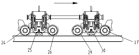 Operational method for stabilizing tracks in turnout zone