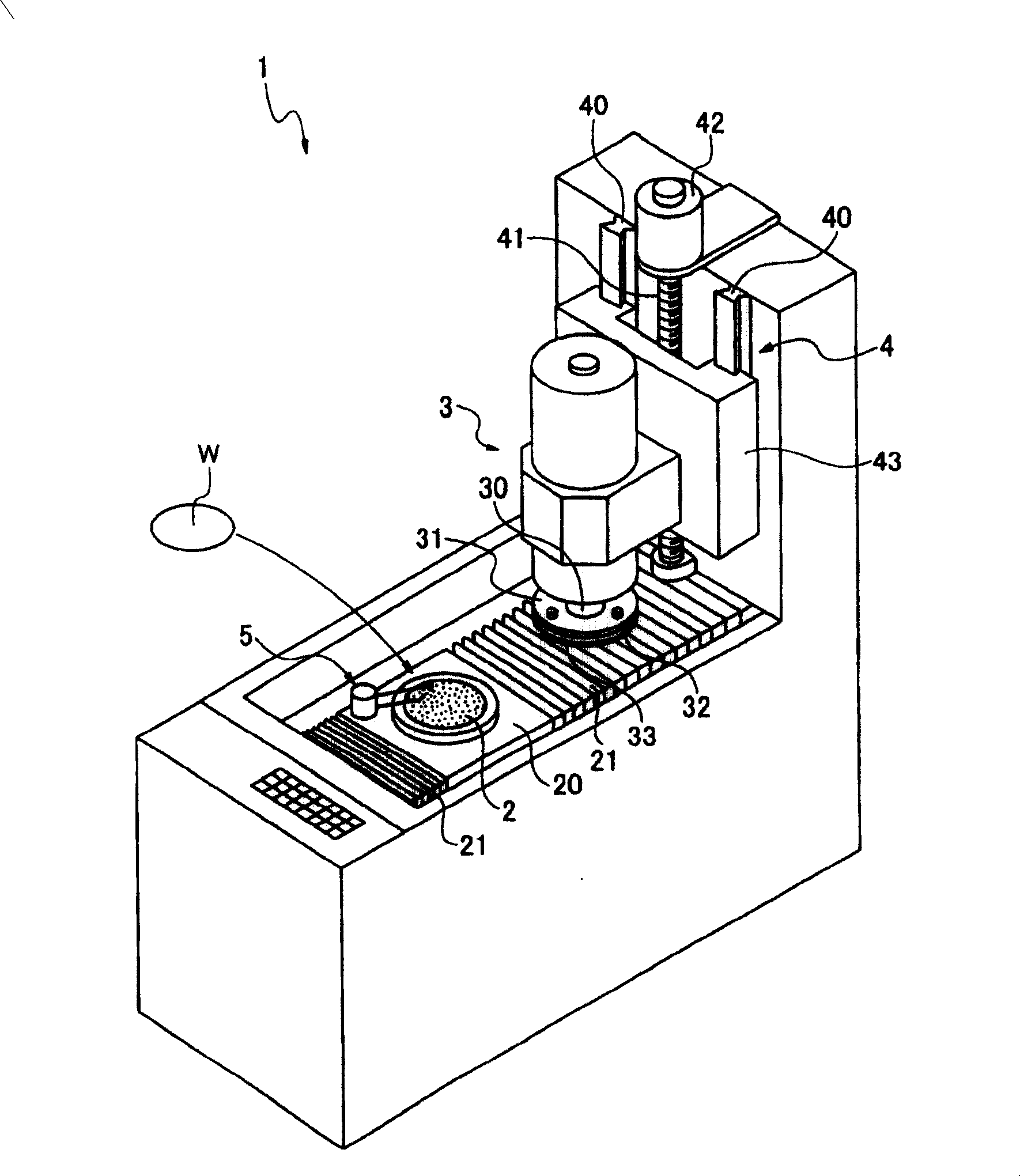 Wafer grinding device and method