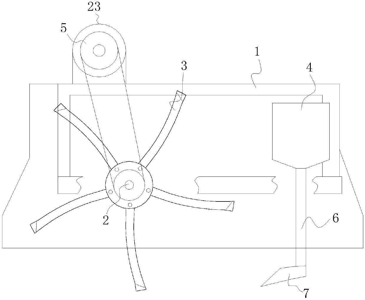 Fertilization return machine