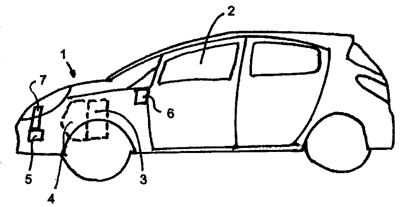 Front-end structure for a motor vehicle