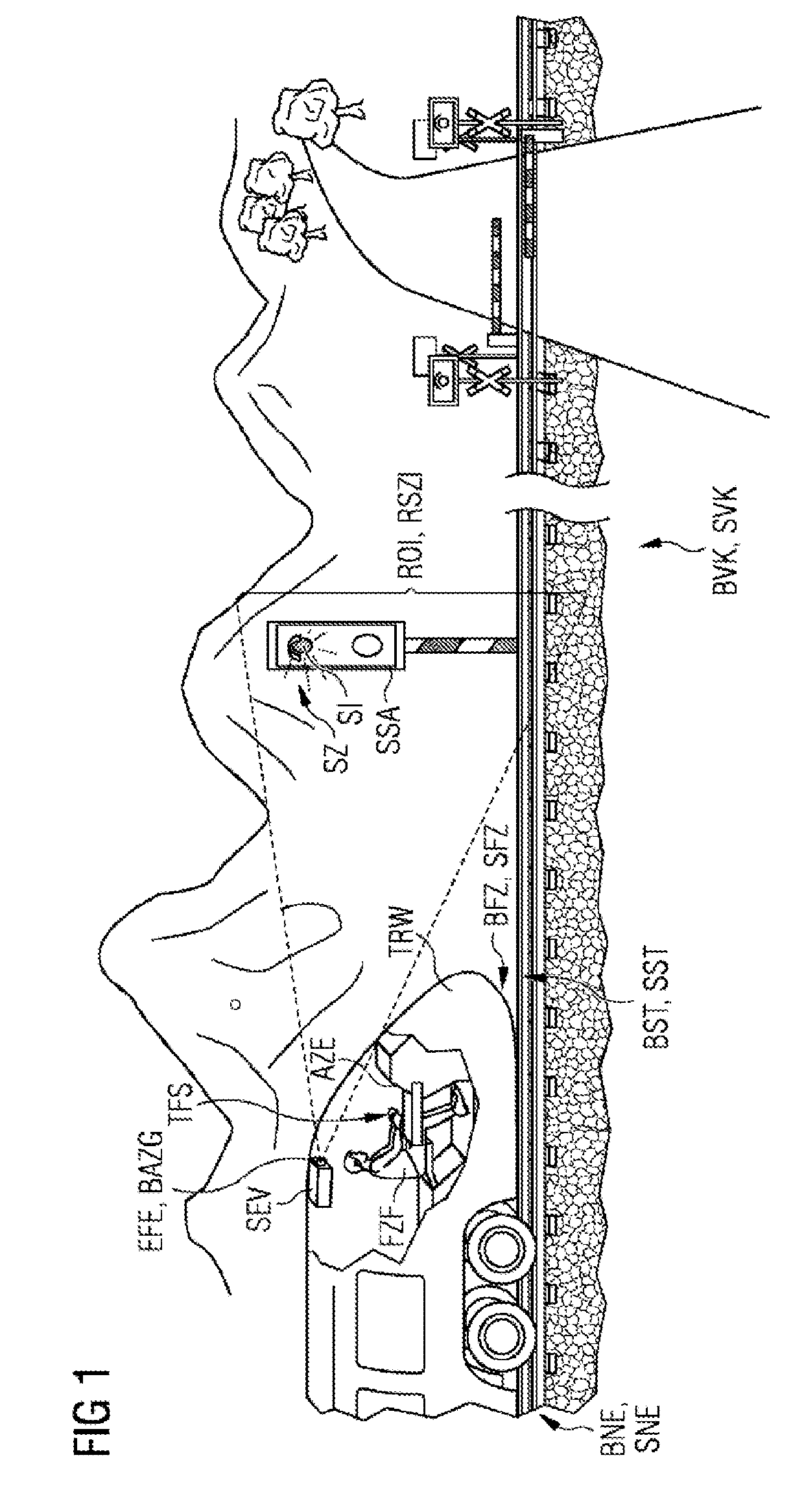 Method, apparatus and railroad vehicle, in particular rail vehicle, for signal recognition in railroad traffic, in particular rail traffic