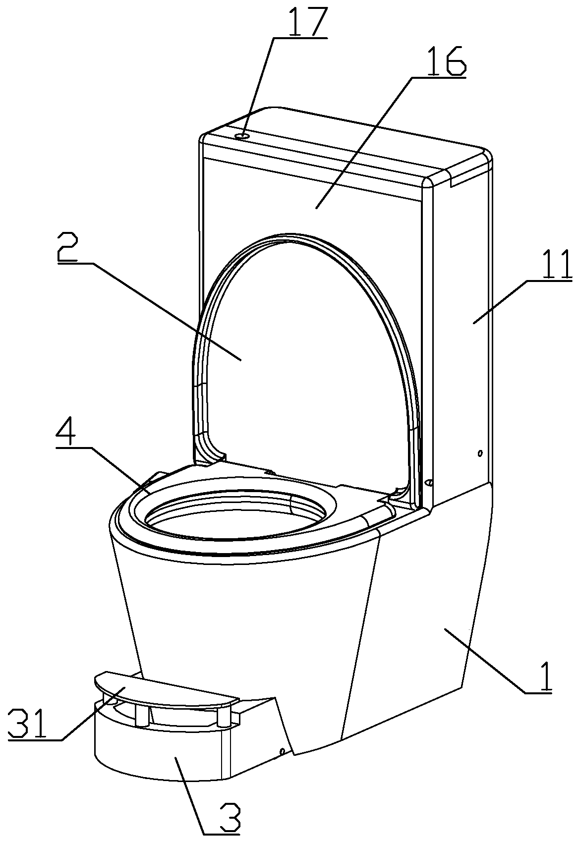 A multifunctional toilet