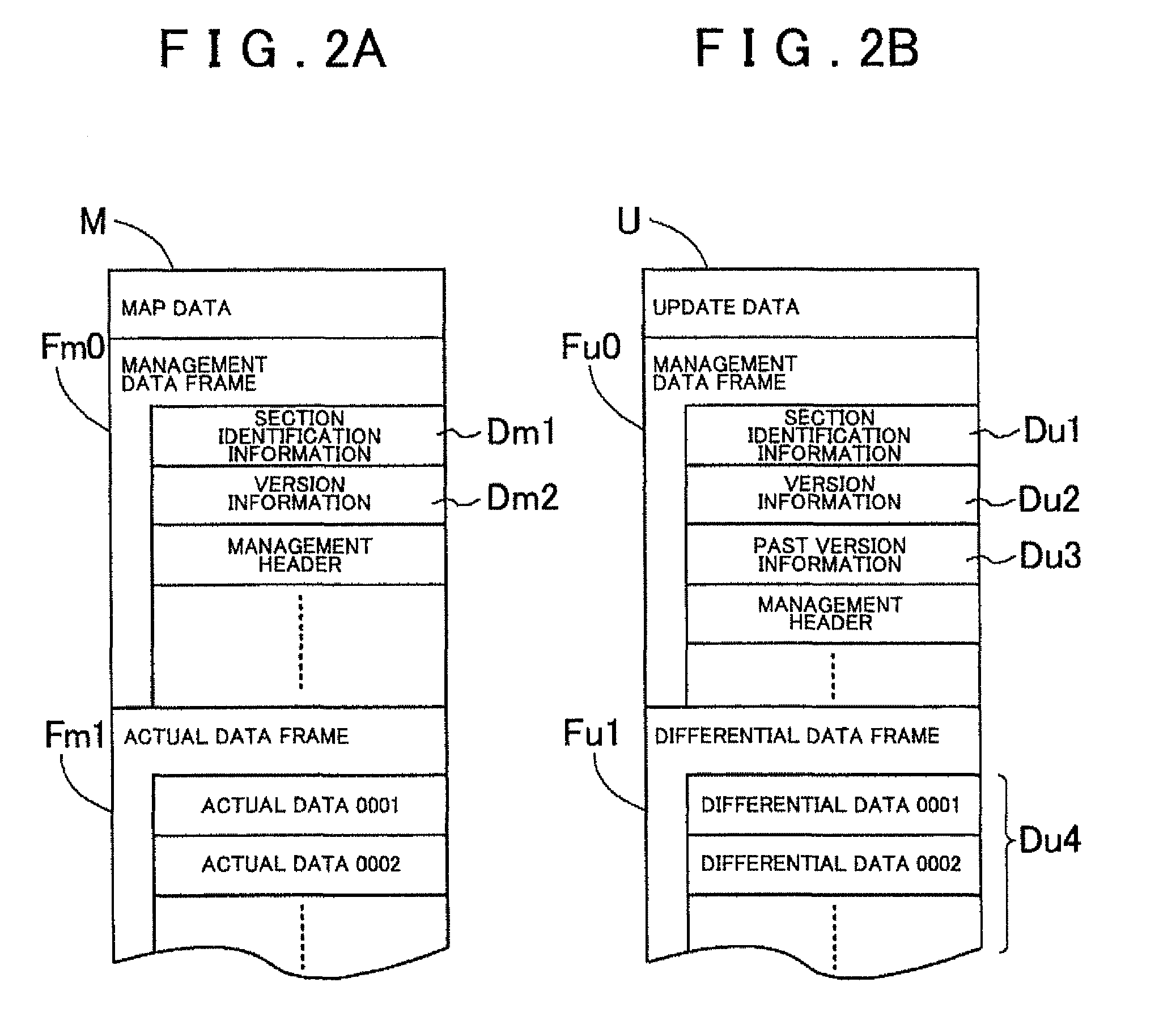 Navigation device and map data updating method thereof