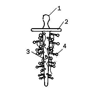 Bulkhead for filtering hair