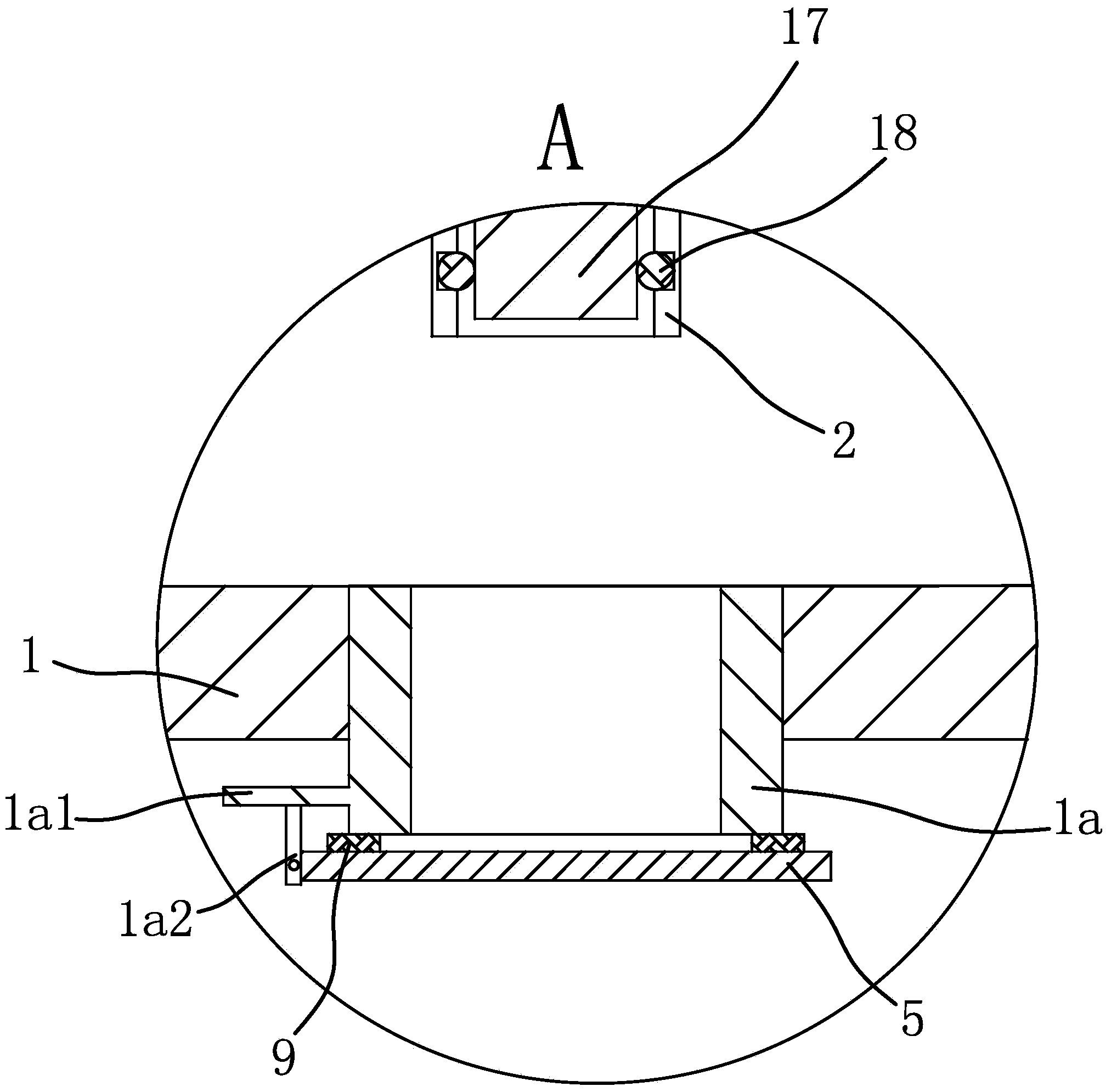 Stirring device applicable to liquid medicine and chemical feed liquid
