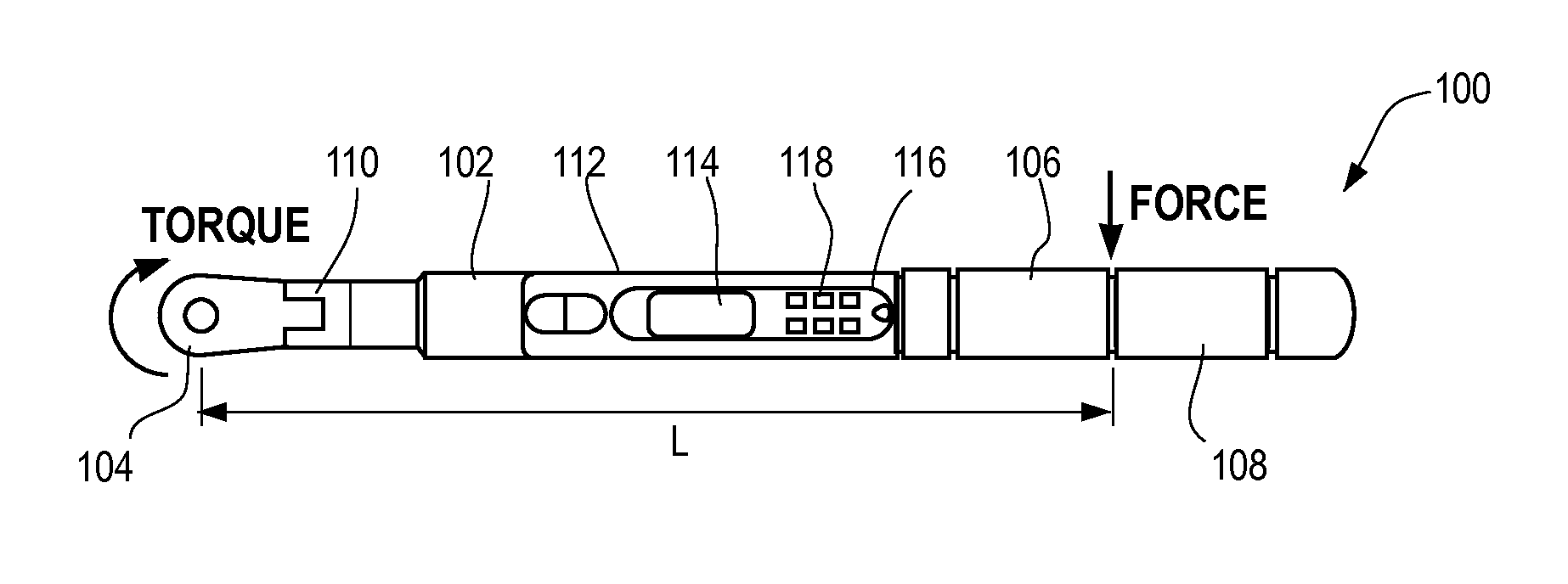 Method of Compensating for Adapters or Extensions on an Electronic Torque Wrench