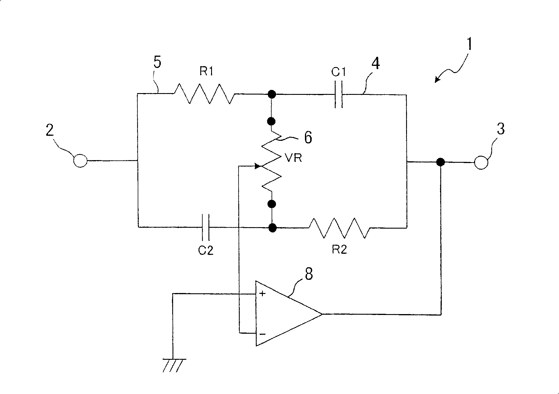 Sound control circuit for hearing aid