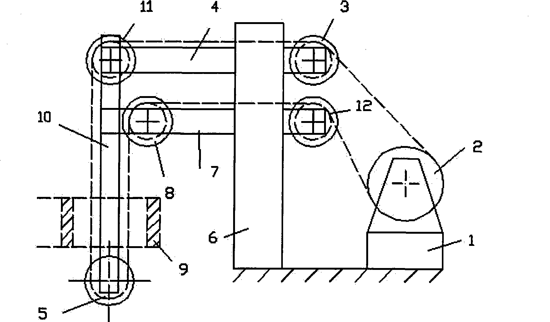 Wire-electrode cutting electromachining machine tool for symmetrical guide frame notch cutting in series