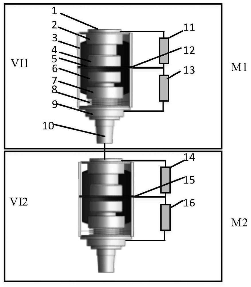 Self-voltage-sharing control method for dynamic charge compensation of multi-fracture vacuum circuit breaker