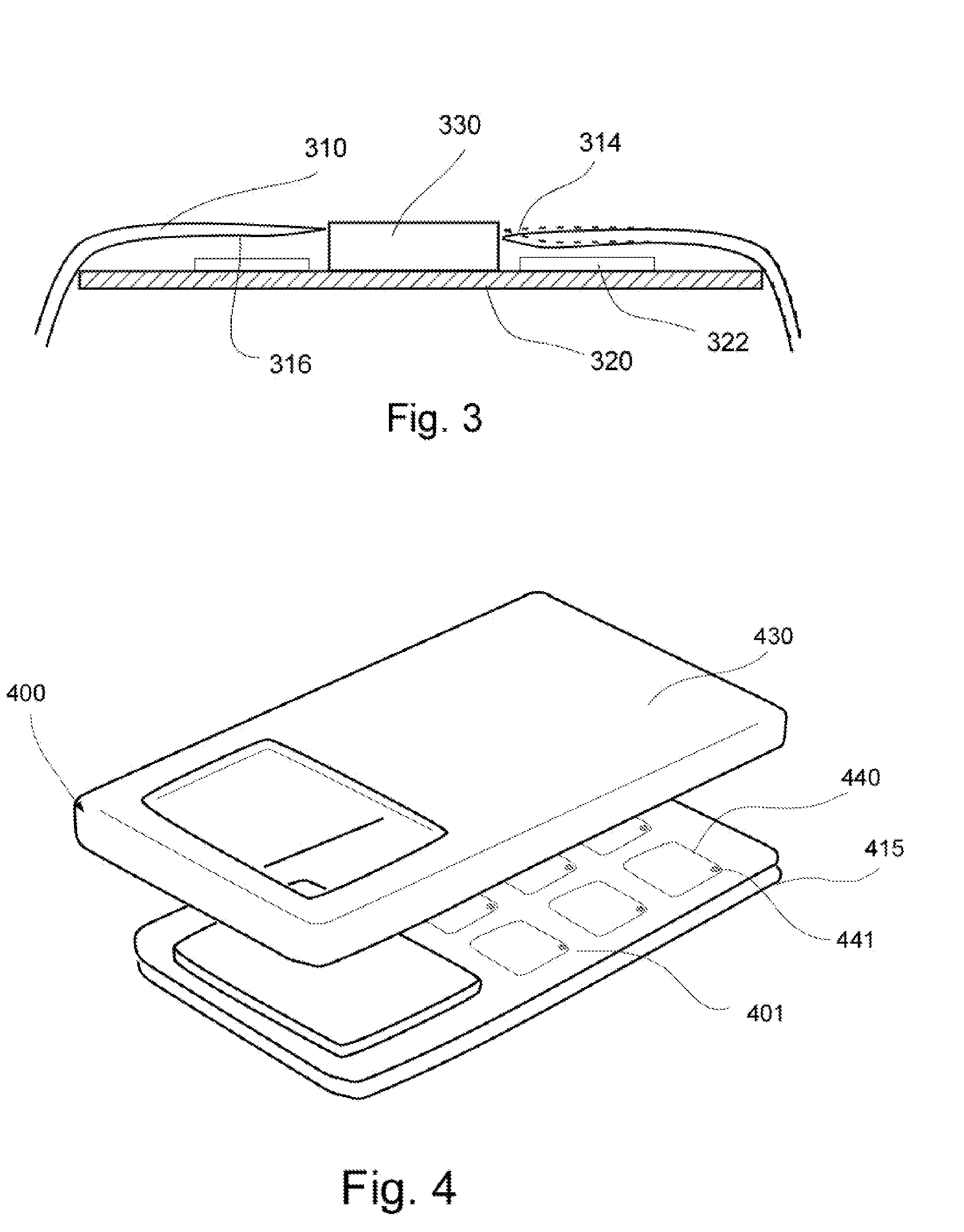 Electronic device housing with integrated user input capability