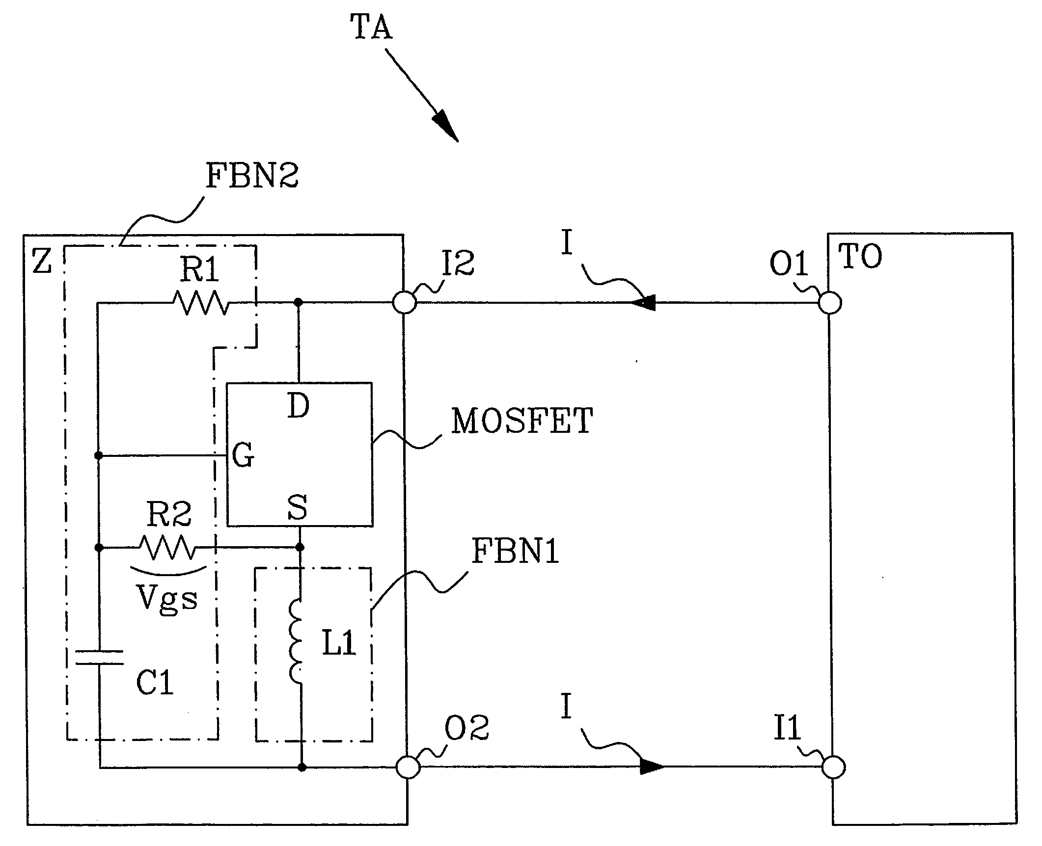 Active load arrangement