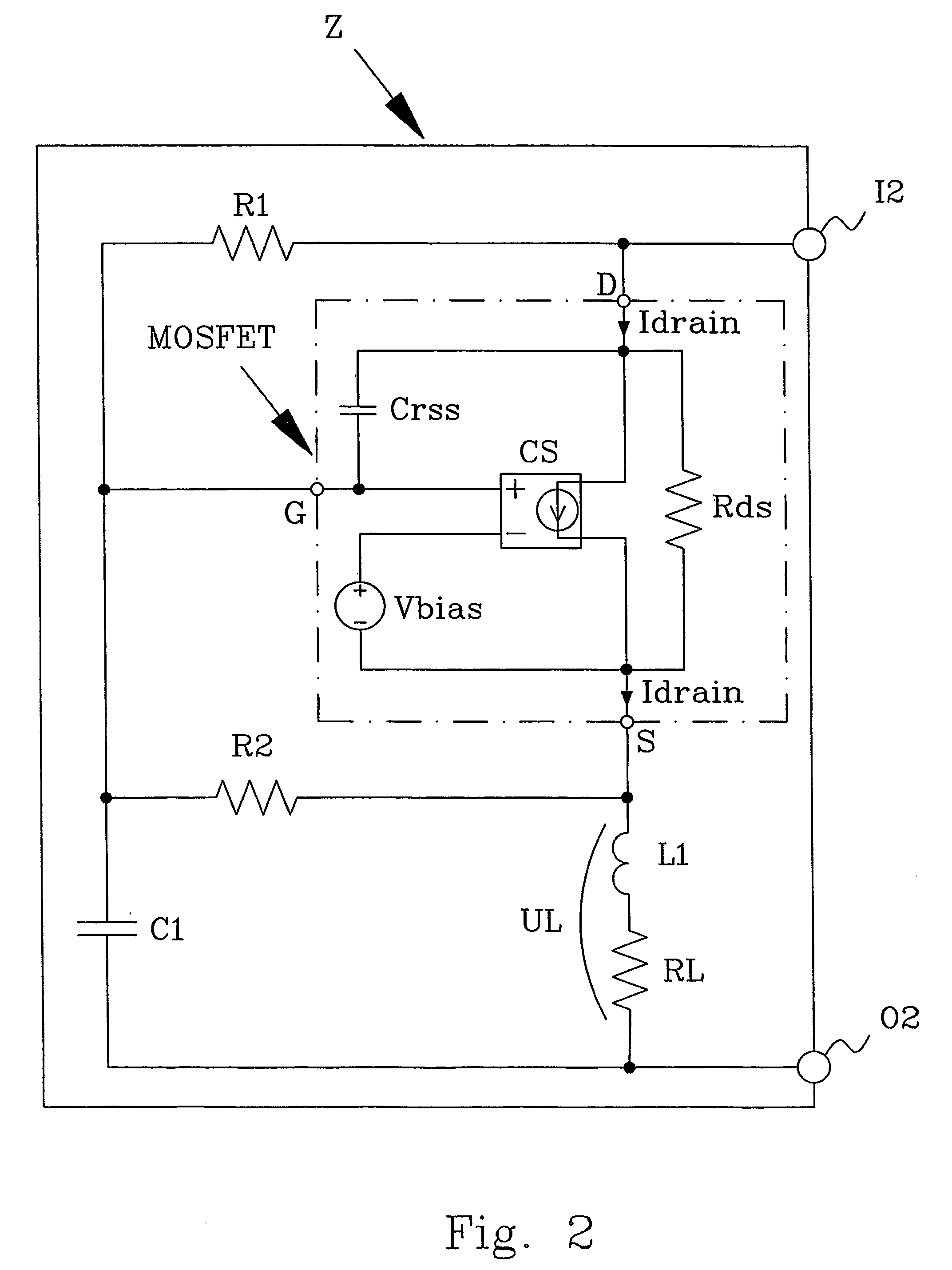 Active load arrangement