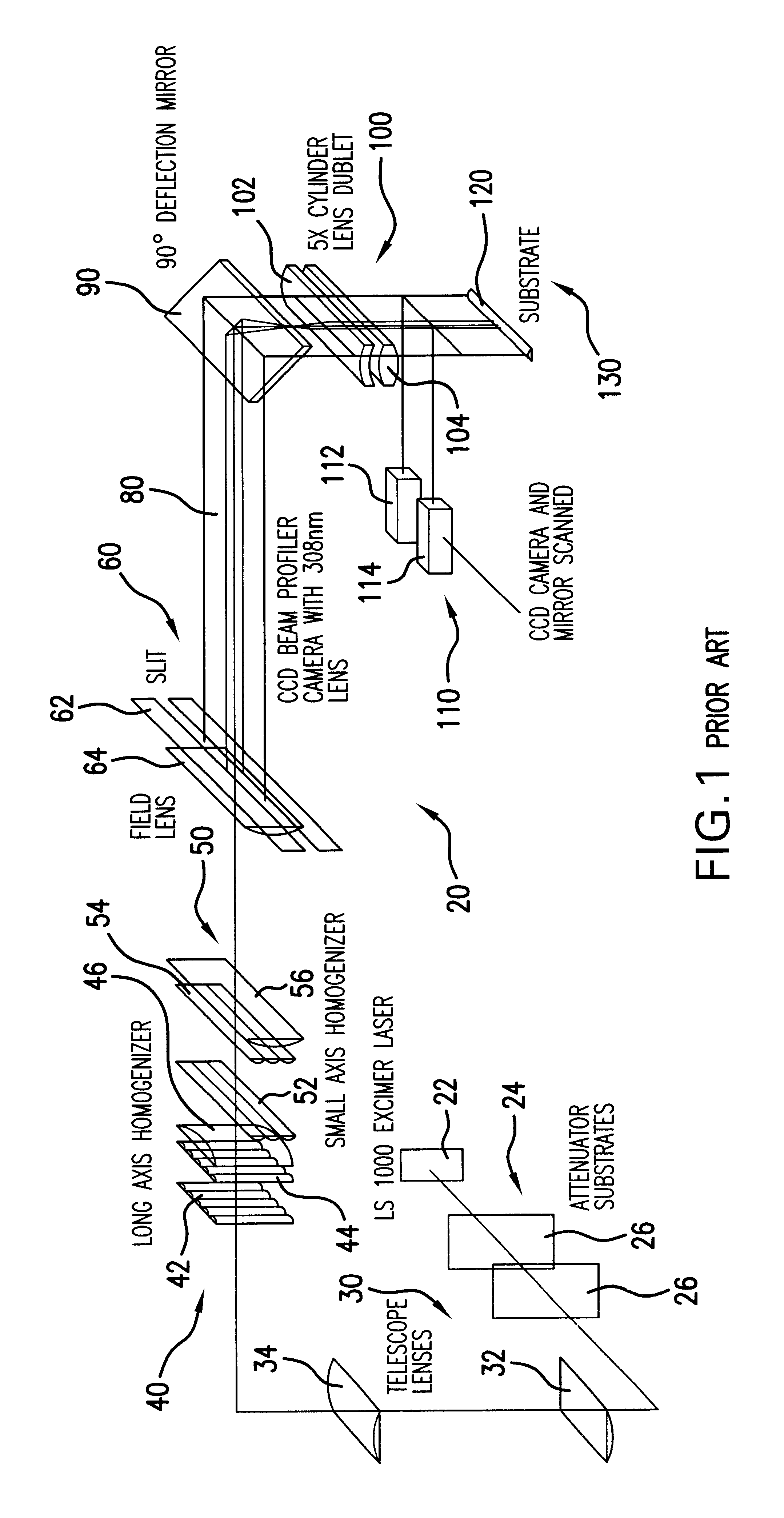 Laser thin film poly-silicon annealing optical system