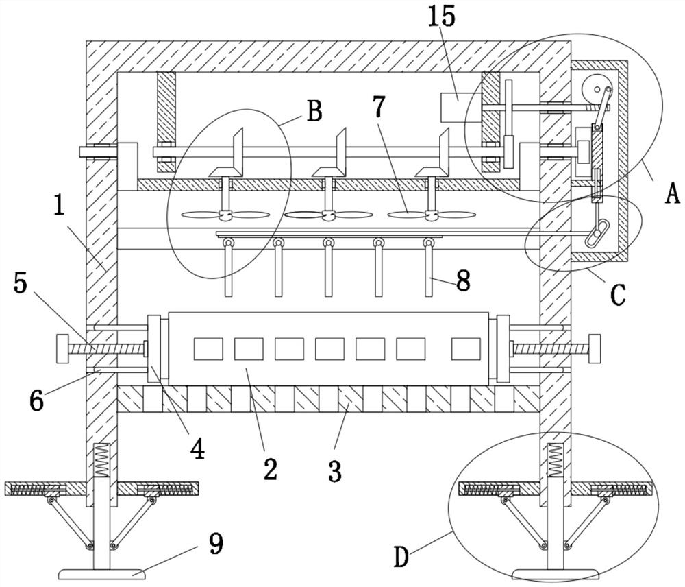 Mounting rack for computer switch and use method of mounting rack