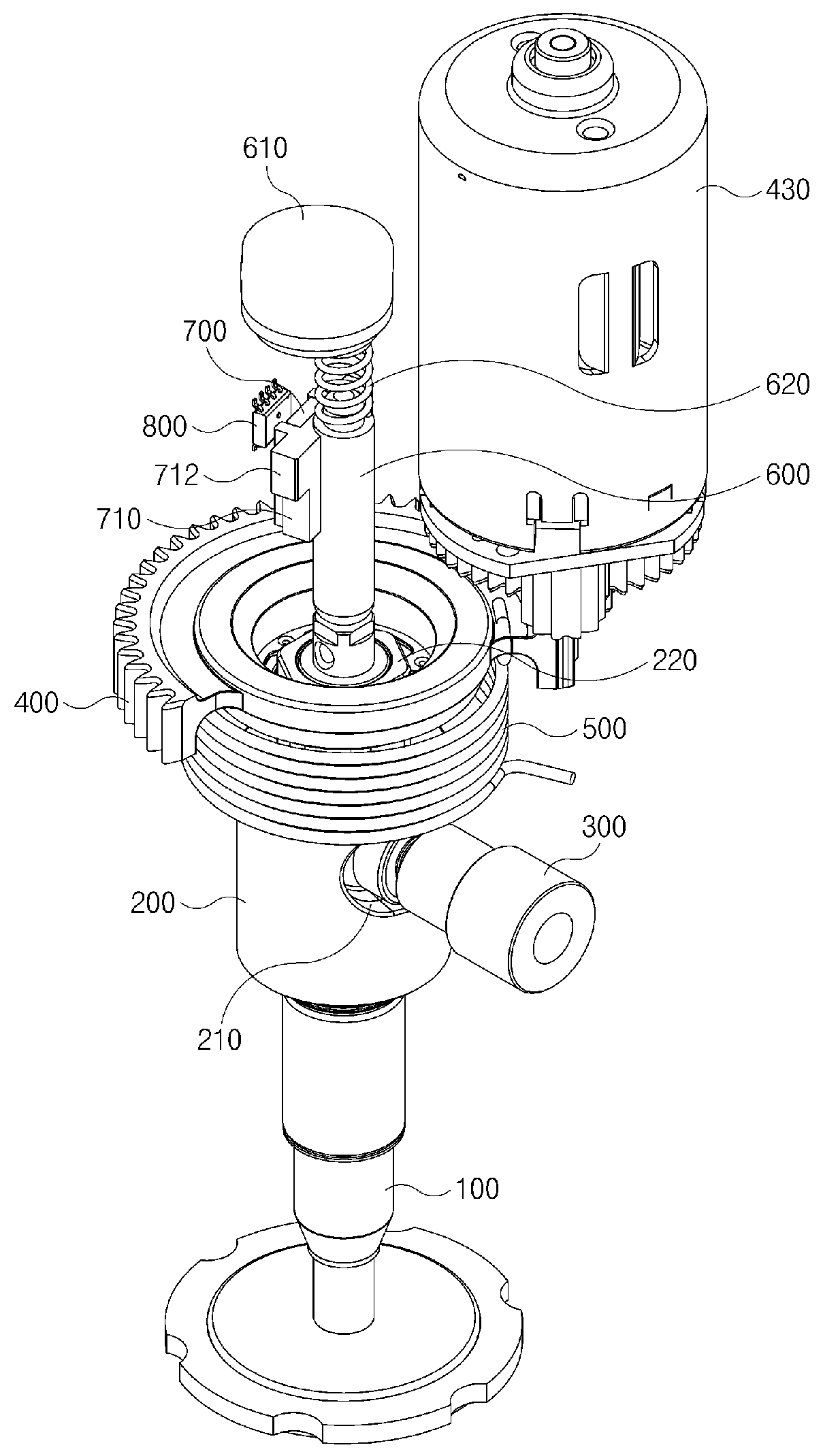 Valve shaft position sensing type egr valve