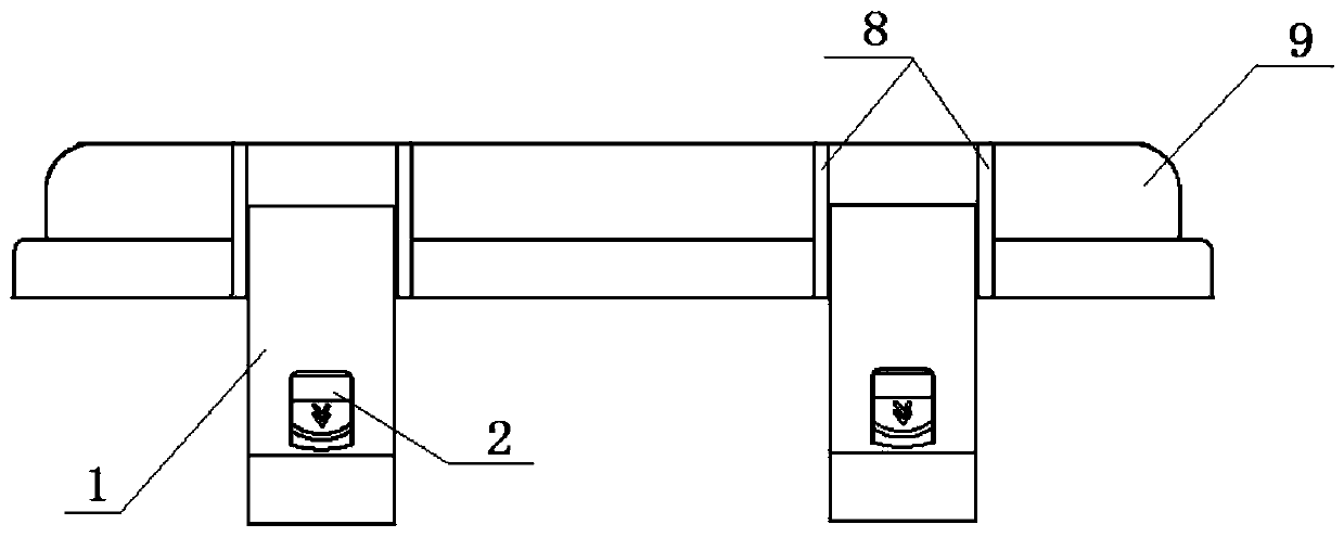 Self-locking anti-releasing hasp for packaging box