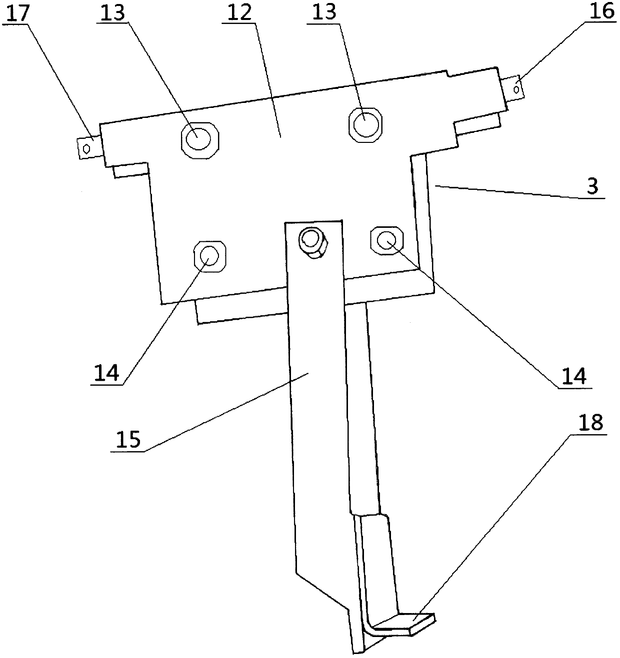 Semi-automatic board pushing machine