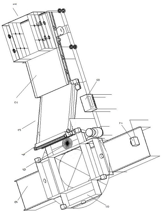 A device for redrying and homogenizing tobacco leaves