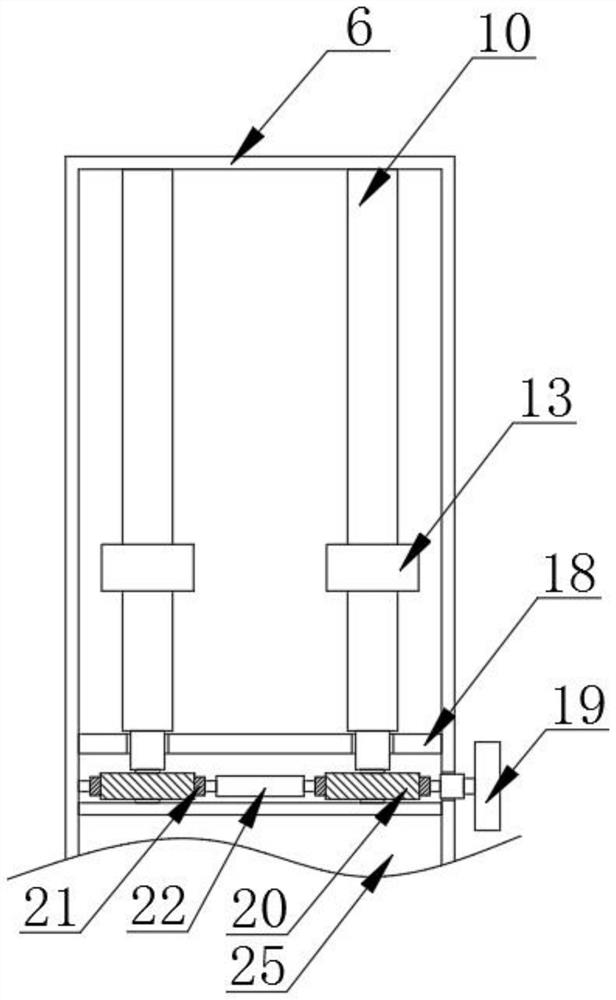 Supporting structure for mounting LED display screen