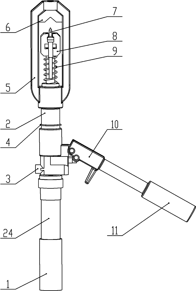 Electrified repair device for earthing cable