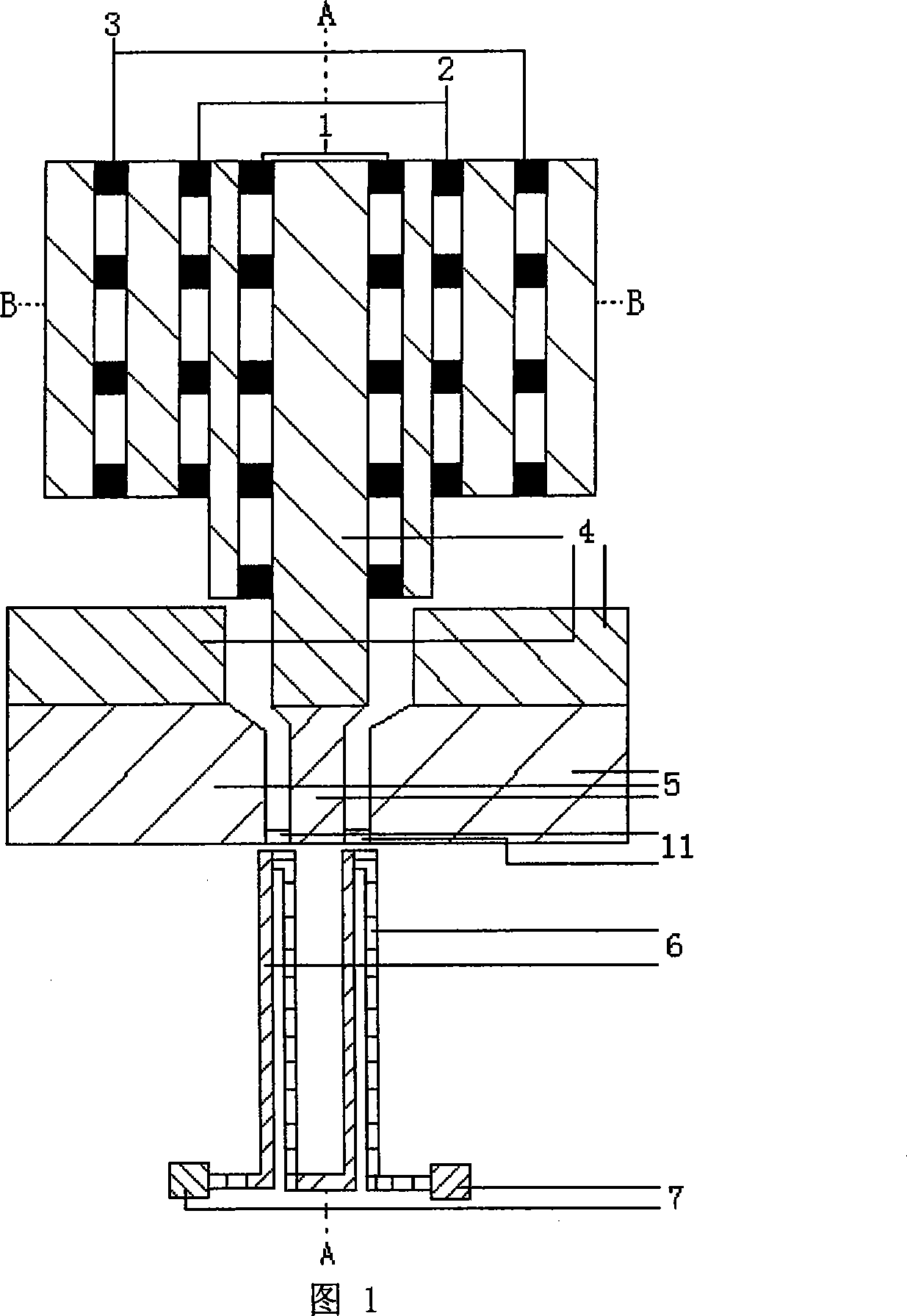 Microelectron-mechanical reconfigurable broad band microwave power detector and method of manufacturing the same