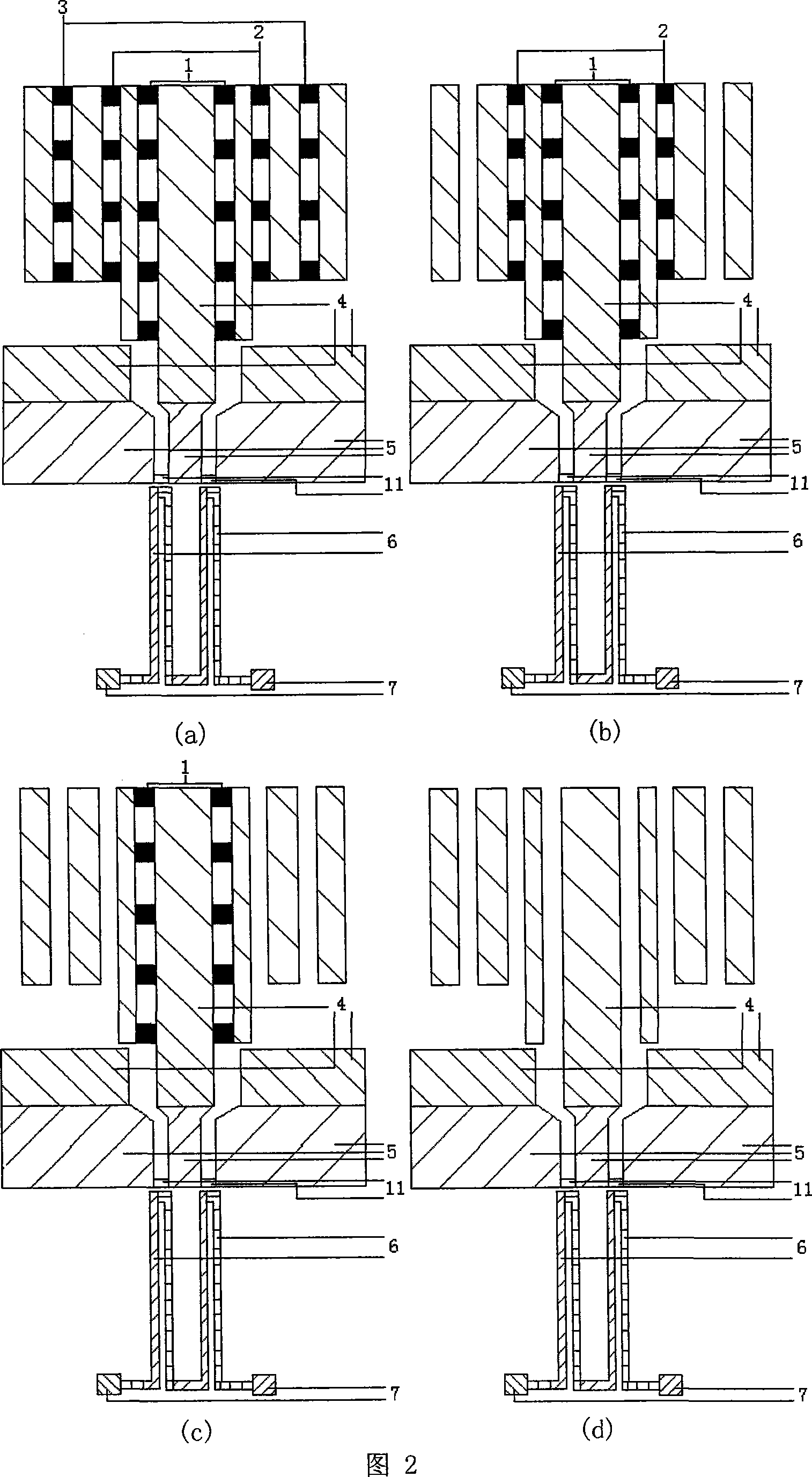 Microelectron-mechanical reconfigurable broad band microwave power detector and method of manufacturing the same
