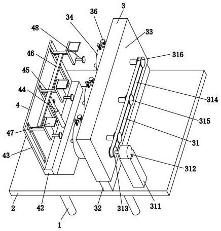 A finishing device for making the air outlet panel of a cylindrical air purifier