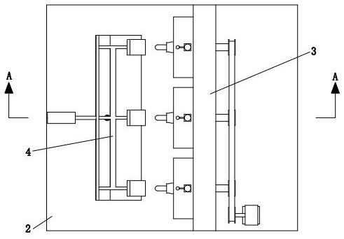 A finishing device for making the air outlet panel of a cylindrical air purifier