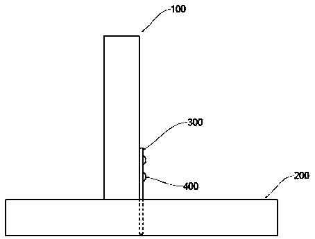 Portable light steel keel connecting structure