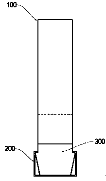 Portable light steel keel connecting structure