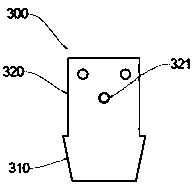 Portable light steel keel connecting structure