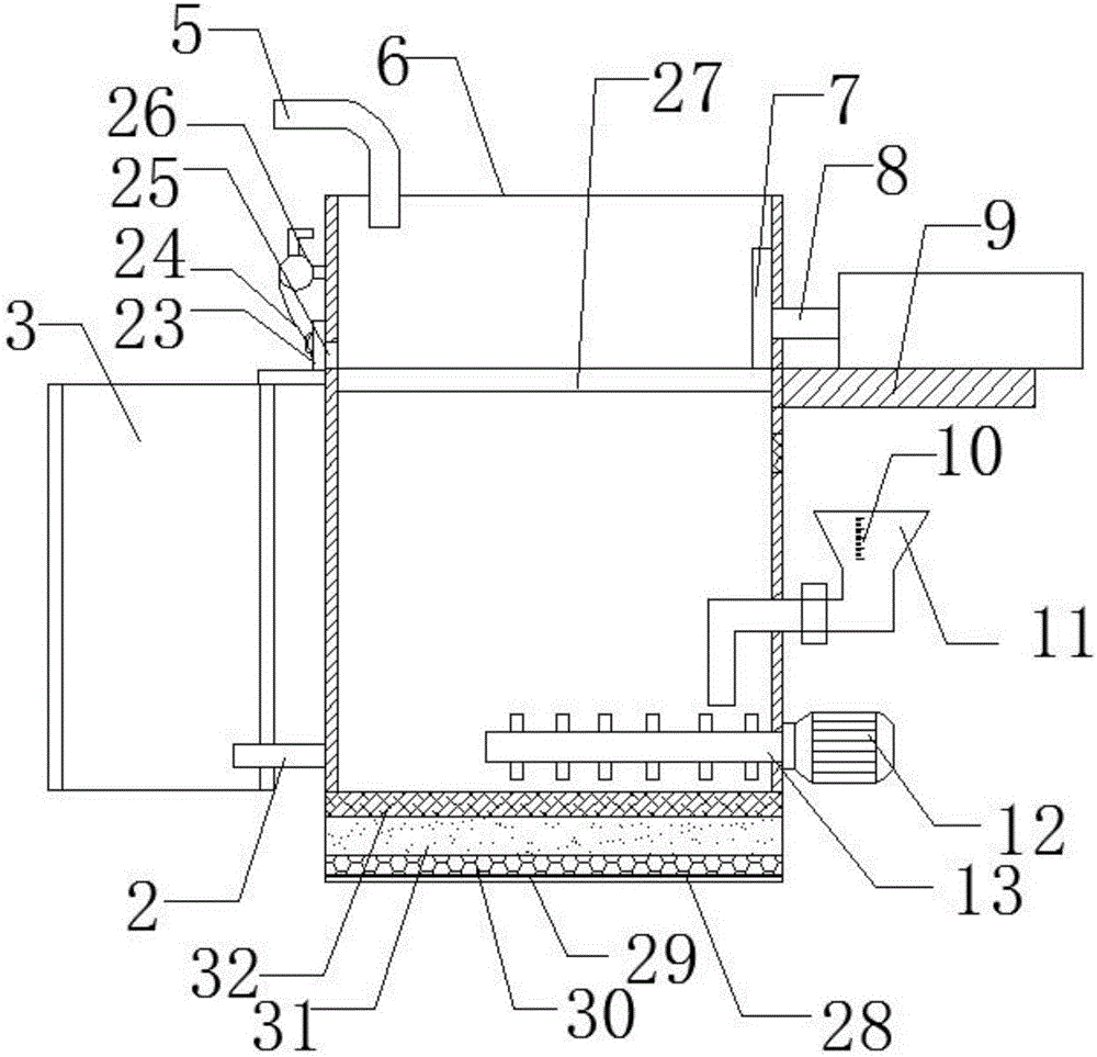 Rainwater collecting and processing device