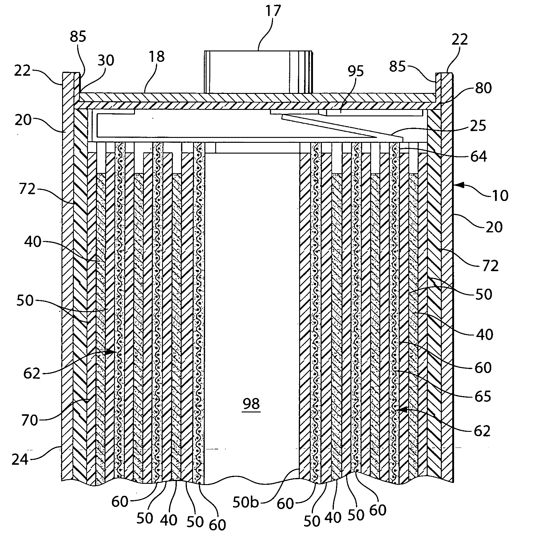 Method of preparing cathode containing Iron disulfide for a lithium cell