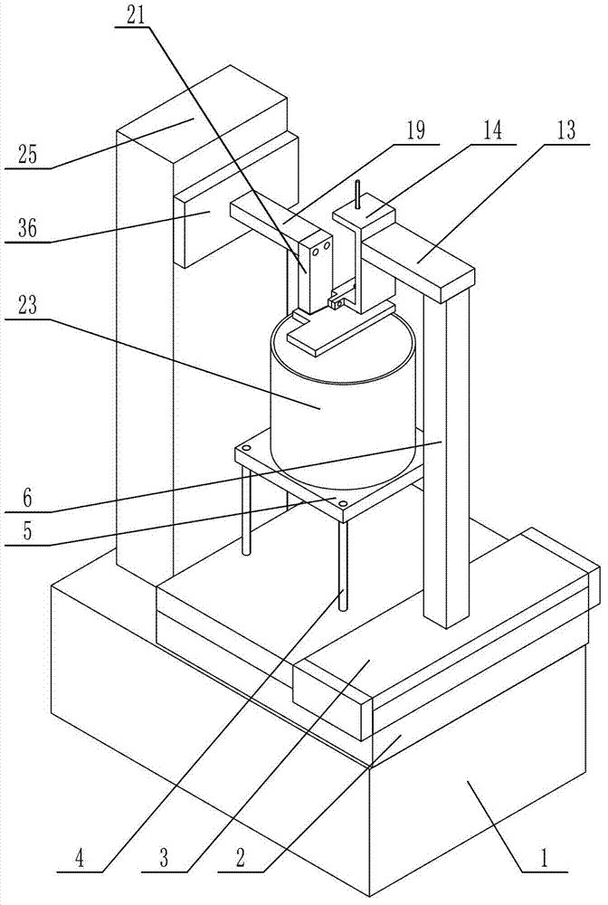 A three-dimensional biological structure printing device and method