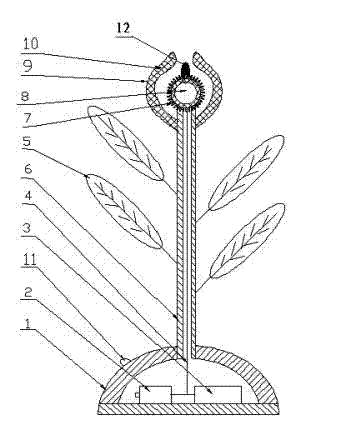 Novel flower ornament