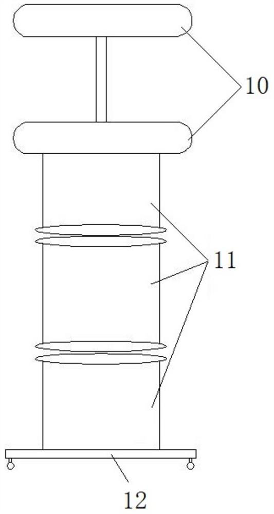 Direct-current cable withstand voltage test device, discharge method and withstand voltage test method