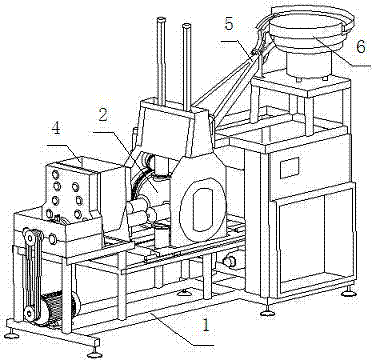 Edible fungus cylinder integrated, multi-station, rotary packing device and packing method