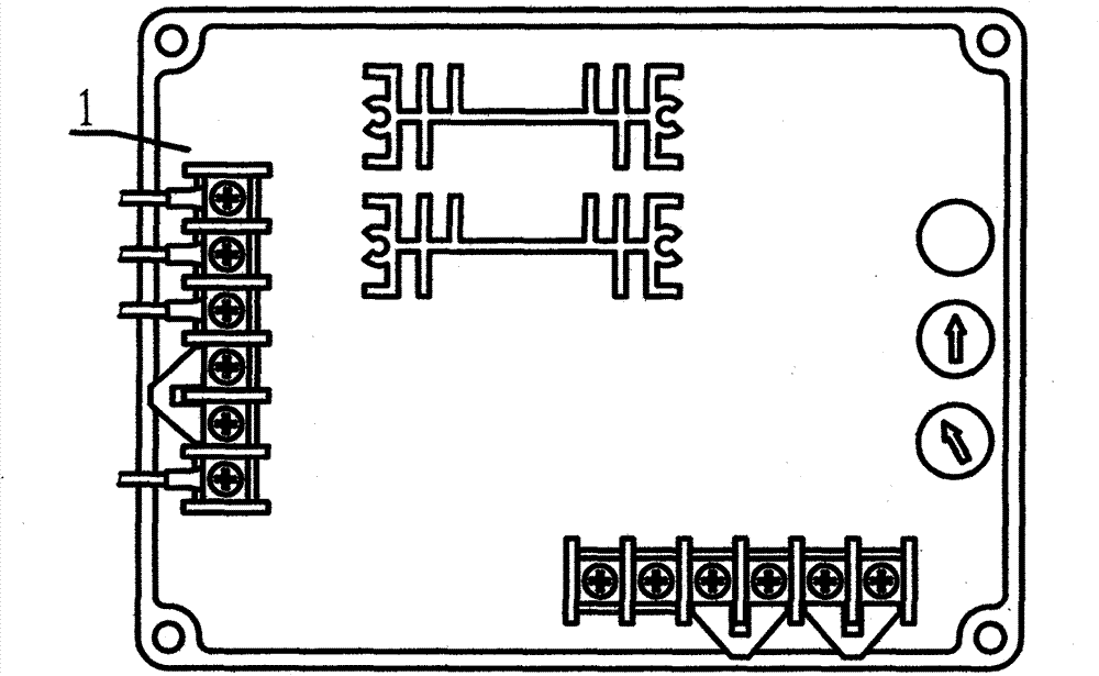 Quick damping device for voltage regulator of generating set