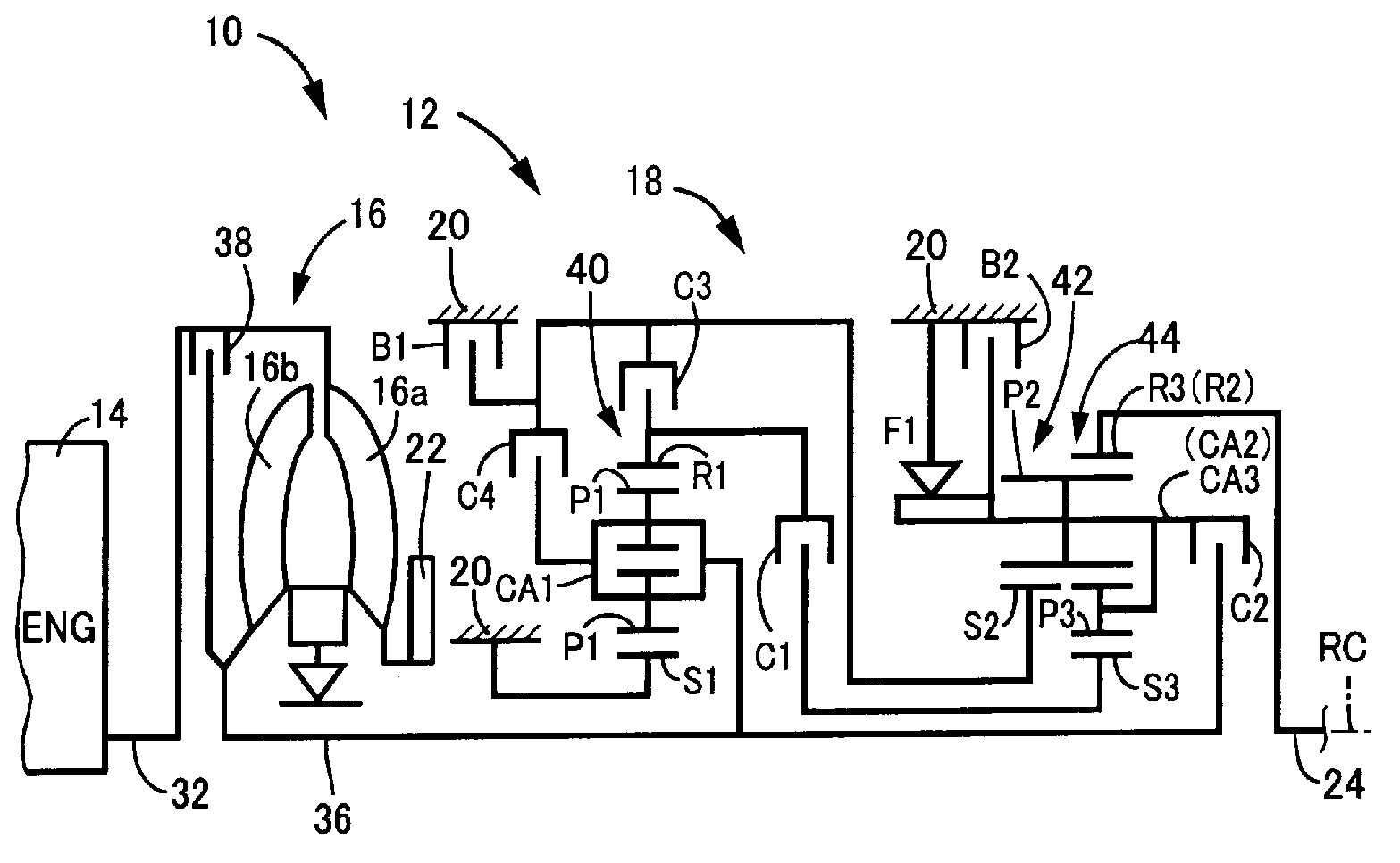 Control device for automatic transmission for vehicle