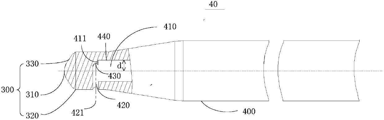 Sampling needle and detection device