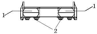 Honeycomb array spoiler type sound field damping net and noise prevention method during offshore piling