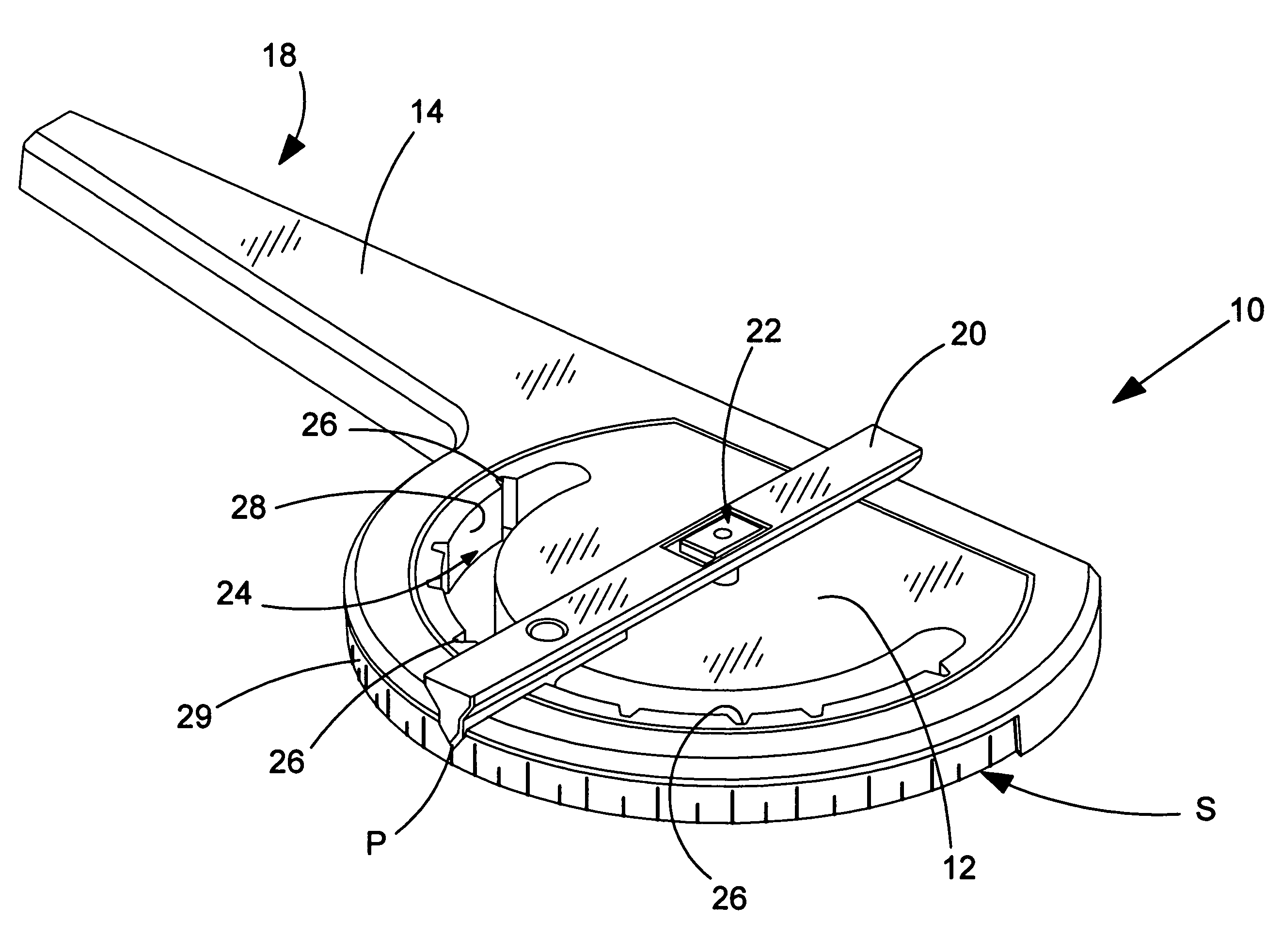 Attachment for a power tool guide rail